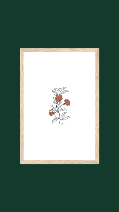 Tableau "Hibiscus rosa-sinensis"