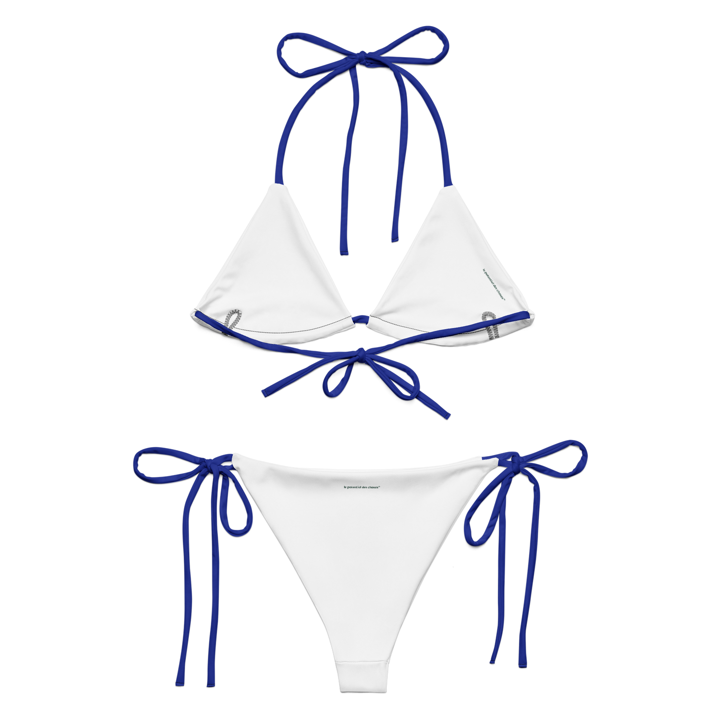 Bikini recyclé "Bleu mer"