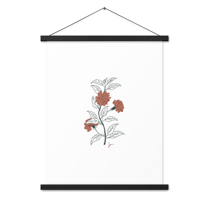 Poster "Hibiscus rosa-sinensis"