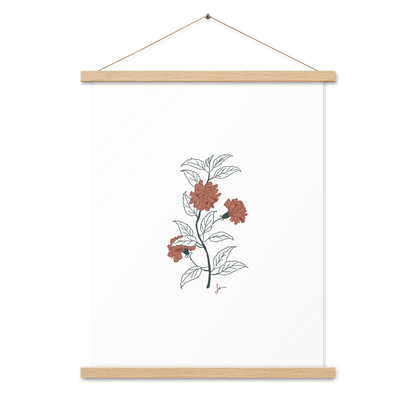 Poster "Hibiscus rosa-sinensis"