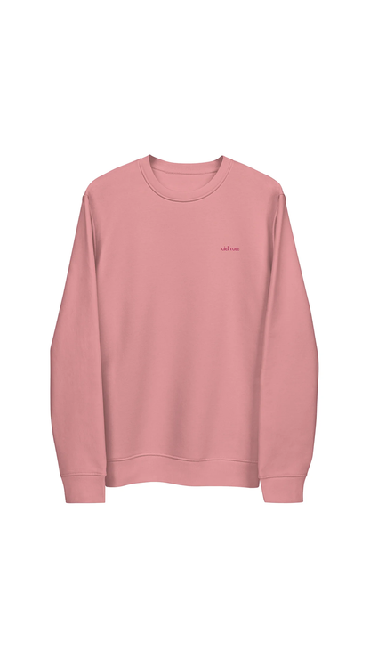 Sweatshirt éco-responsable unisexe "ciel rose"
